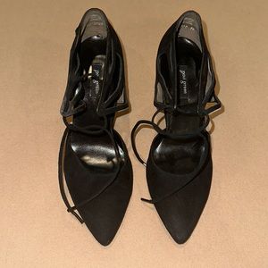 Paul Green Black Suede Heels